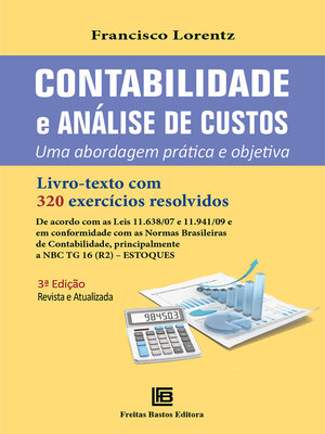 cover image of Contabilidade e Análise de Custos
